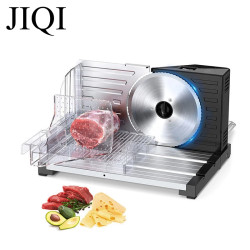 Affettatrice elettrica pieghevole JIQI - Spessore regolabile, acciaio inox...